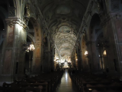 Catedral de Santiago do Chile - Vista interna