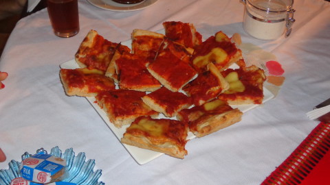 Pizza em Los Roques