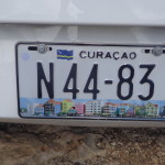 Alugar carro em Curaçao - Placas