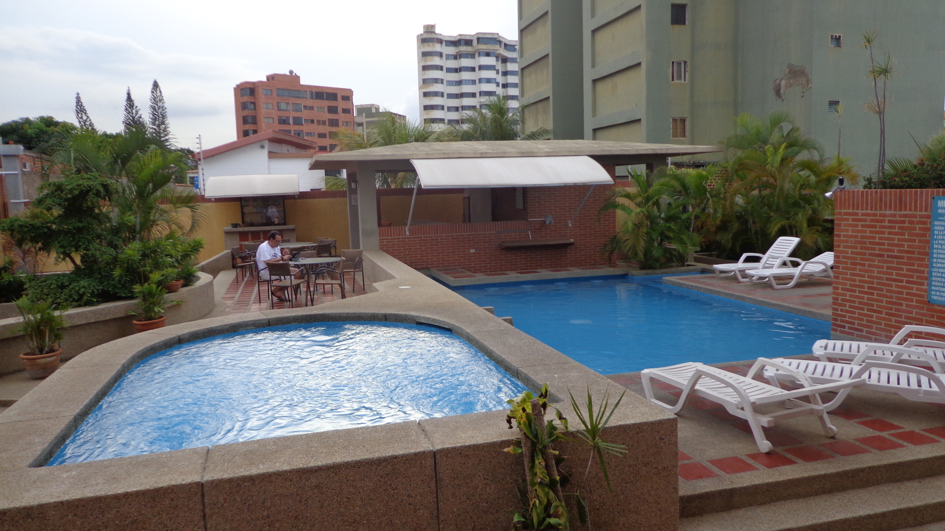 Piscina do Hotel Miramar em Caracas